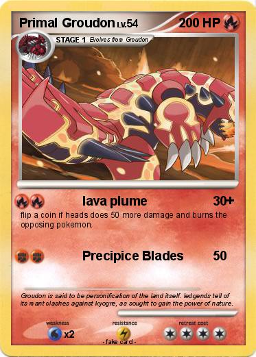 Pokemon Primal Groudon