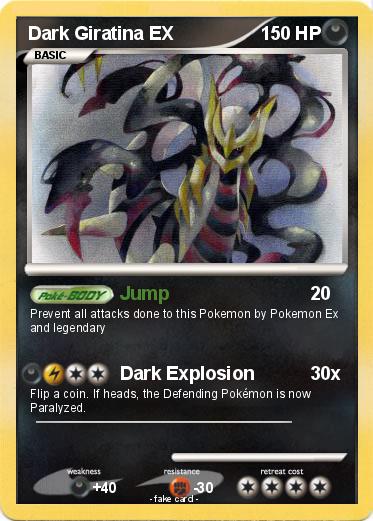 Pokemon Dark Giratina EX