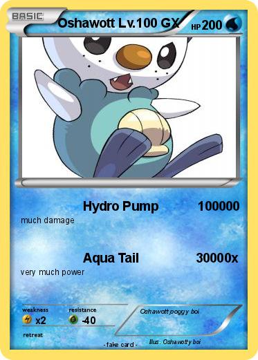 Pokemon Oshawott Lv.100 GX