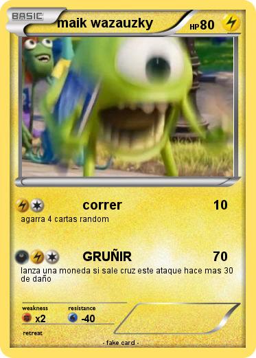 Pokemon maik wazauzky