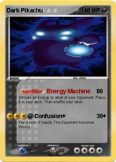 Pokemon Dark Pikachu
