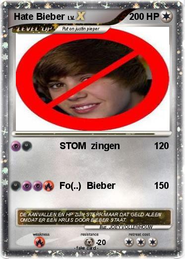 Pokemon Hate Bieber