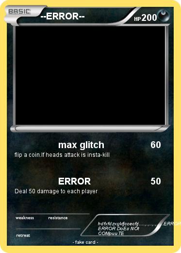 Pokemon --ERROR--