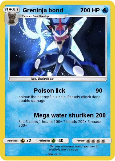 Pokemon Greninja bond