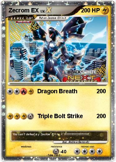 Pokemon Zecrom EX