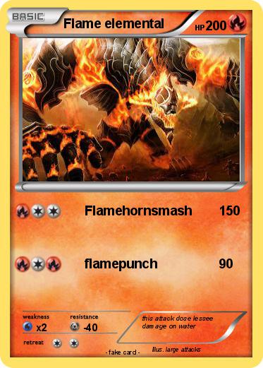 Pokemon Flame elemental