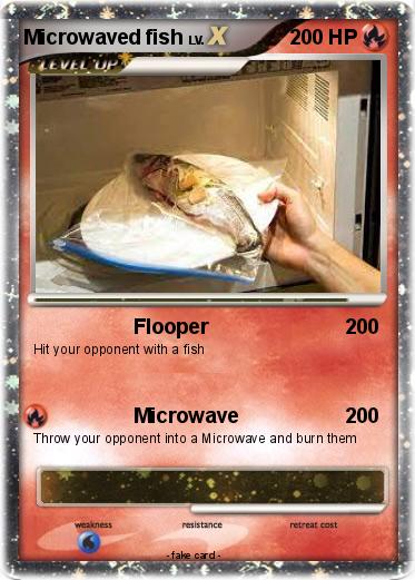 Pokemon Microwaved fish