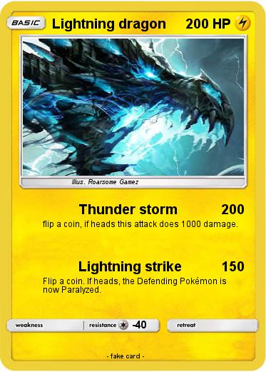 Pokemon Lightning dragon