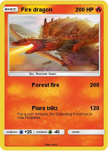 Pokemon Fire dragon