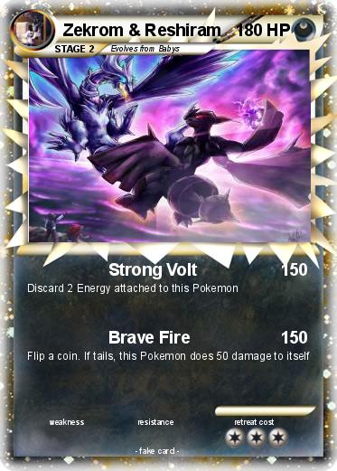 Pokemon Zekrom & Reshiram