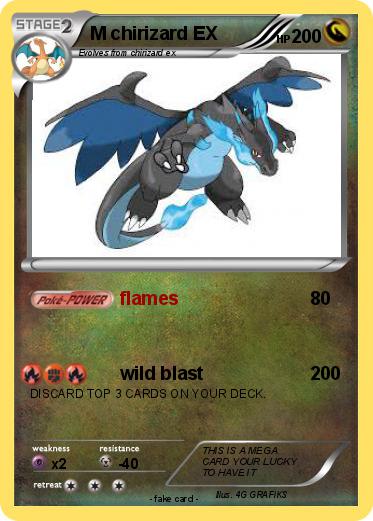 Pokemon M chirizard EX