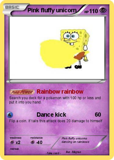 Pokemon Pink fluffy unicorn