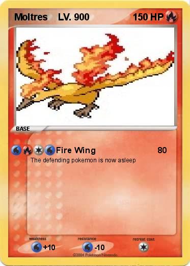 Pokemon Moltres    LV. 900