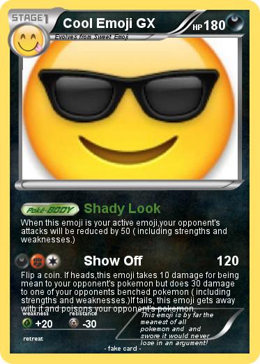 Pokemon Cool Emoji GX
