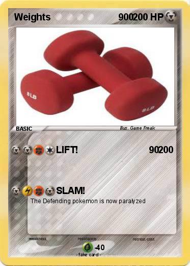 Pokemon Weights                          900