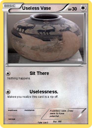 Pokemon Useless Vase