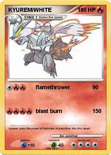 Pokemon KYUREM/WHITE
