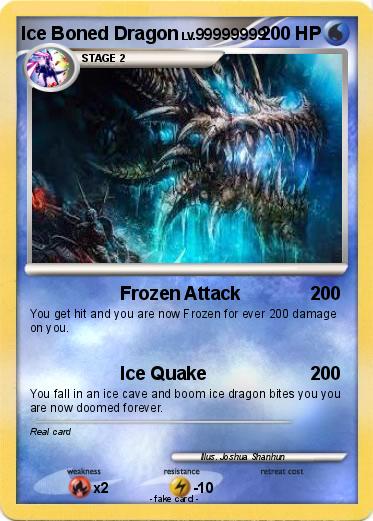 Pokemon Ice Boned Dragon