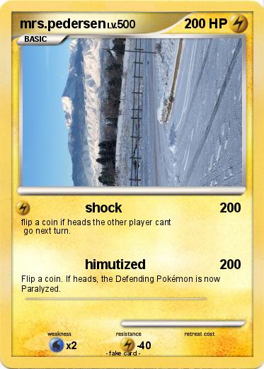 Pokemon mrs.pedersen