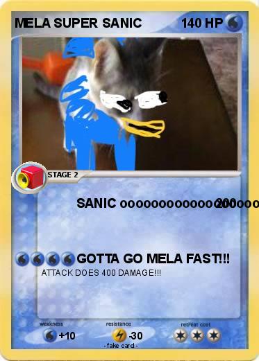 Pokemon MELA SUPER SANIC