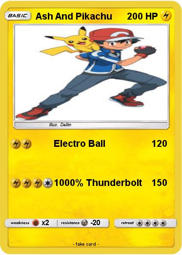 Pokemon Ash And Pikachu