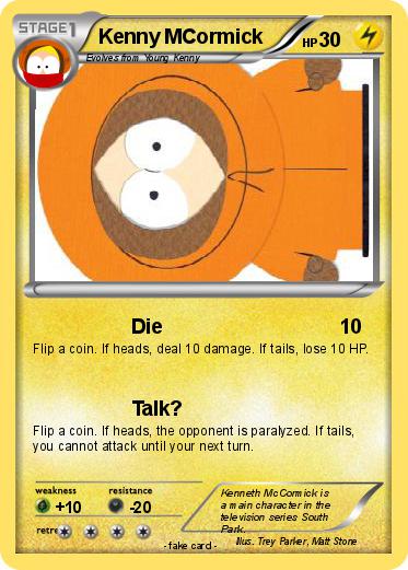 Pokemon Kenny MCormick