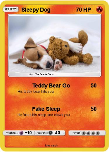 Pokemon Sleepy Dog