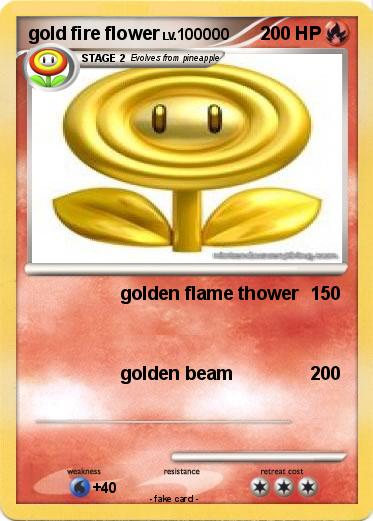 Pokemon gold fire flower