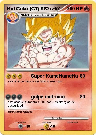 Pokemon Kid Goku (GT) SS2