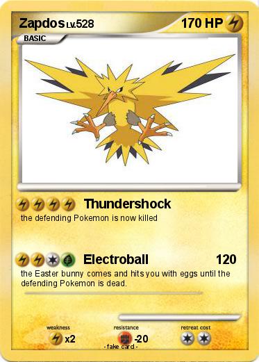 Pokemon Zapdos