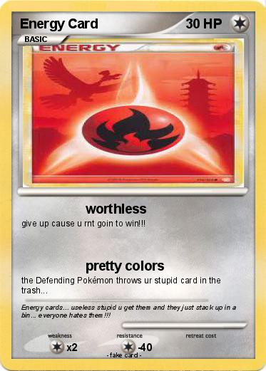 Pokemon Energy Card