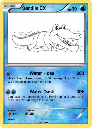 Pokemon Sandile EX