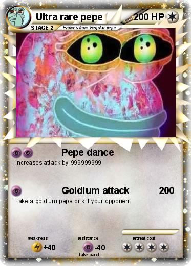 Pokemon Ultra rare pepe
