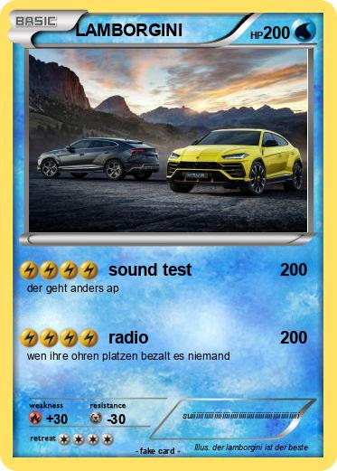 Pokemon LAMBORGINI
