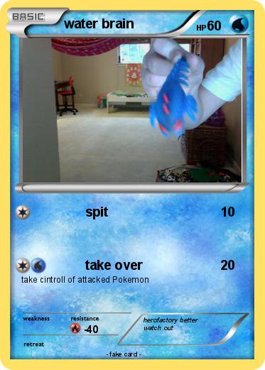 Pokemon water brain