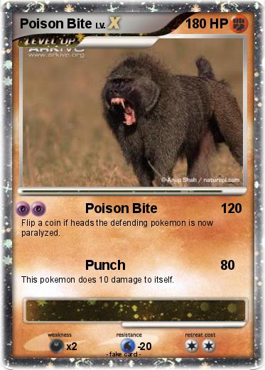 Pokemon Poison Bite
