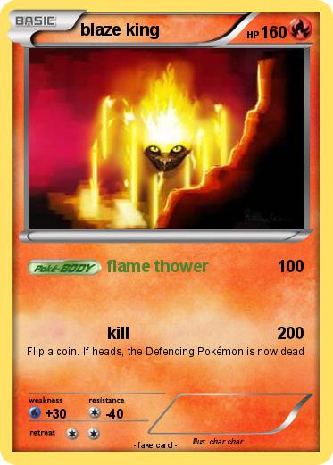 Pokemon blaze king