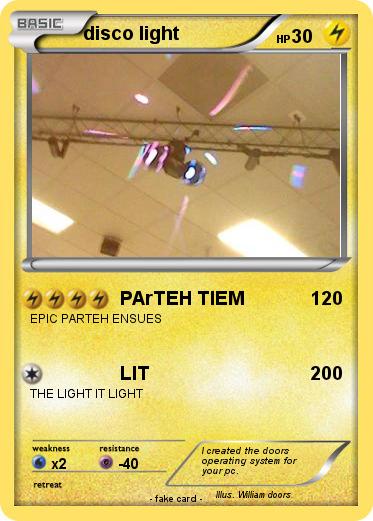Pokemon disco light