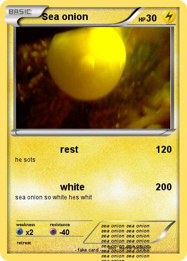 Pokemon Sea onion