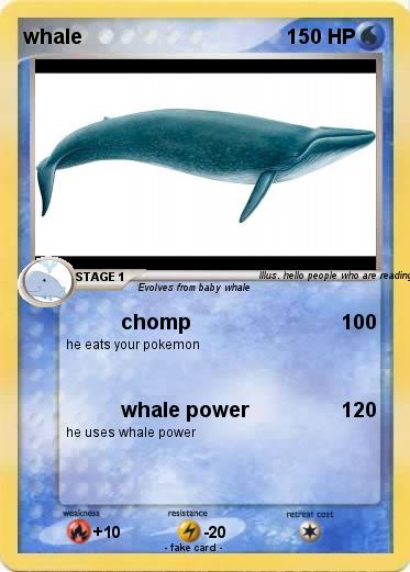 Pokemon whale