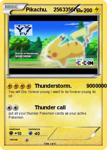 Pokemon Pikachu.    2563356hp