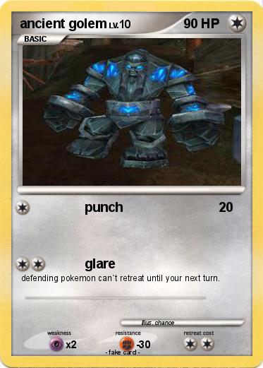 Pokemon ancient golem