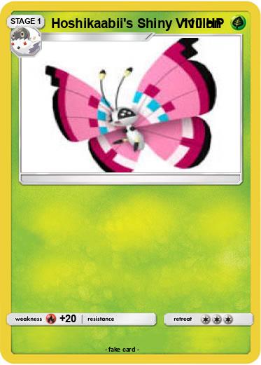 Pokemon Hoshikaabii's Shiny Vivillon