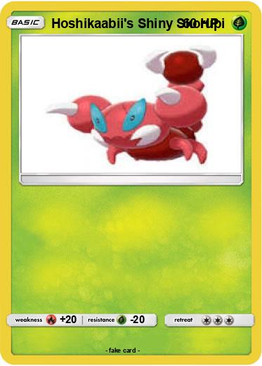 Pokemon Hoshikaabii's Shiny Skorupi