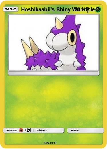 Pokemon Hoshikaabii's Shiny Wurmple