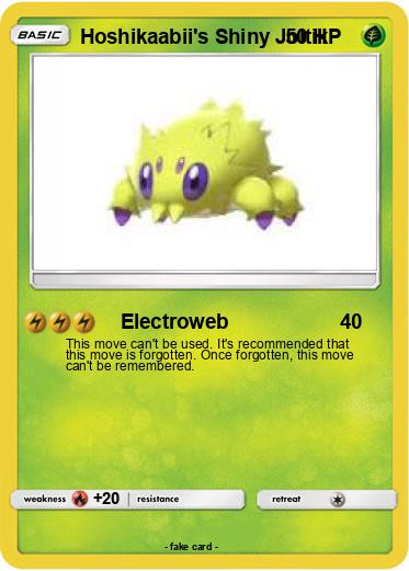 Pokemon Hoshikaabii's Shiny Joltik