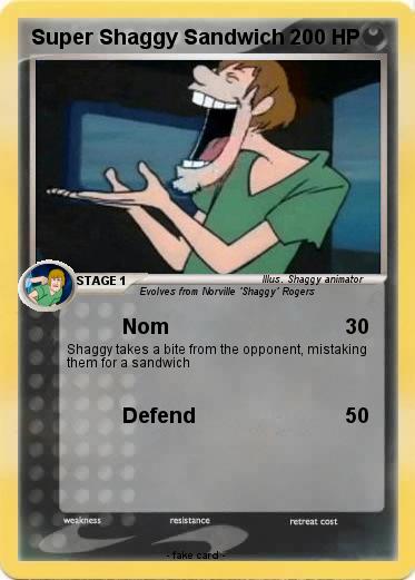 Pokemon Super Shaggy Sandwich