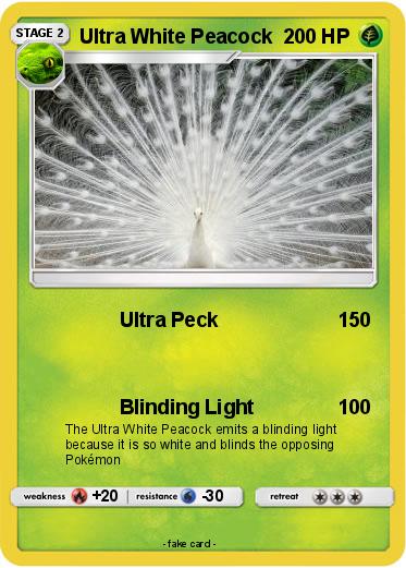Pokemon Ultra White Peacock
