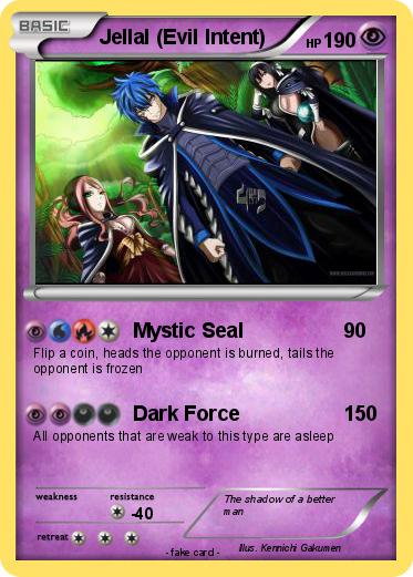 Pokemon Jellal (Evil Intent)
