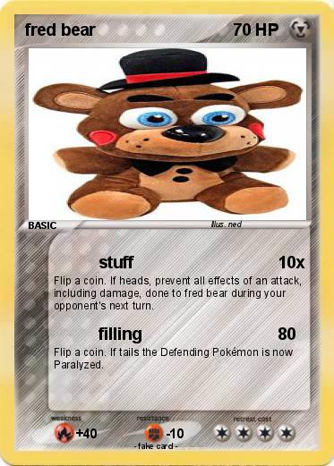 Pokemon fred bear